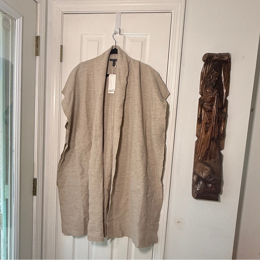 Eileen Fisher Oversized Wool Poncho XXS/XS